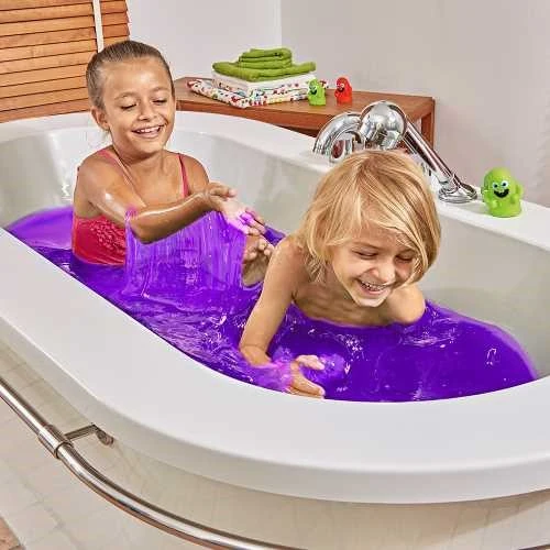 Slime para el baño Glitter Purpura · Zimpli