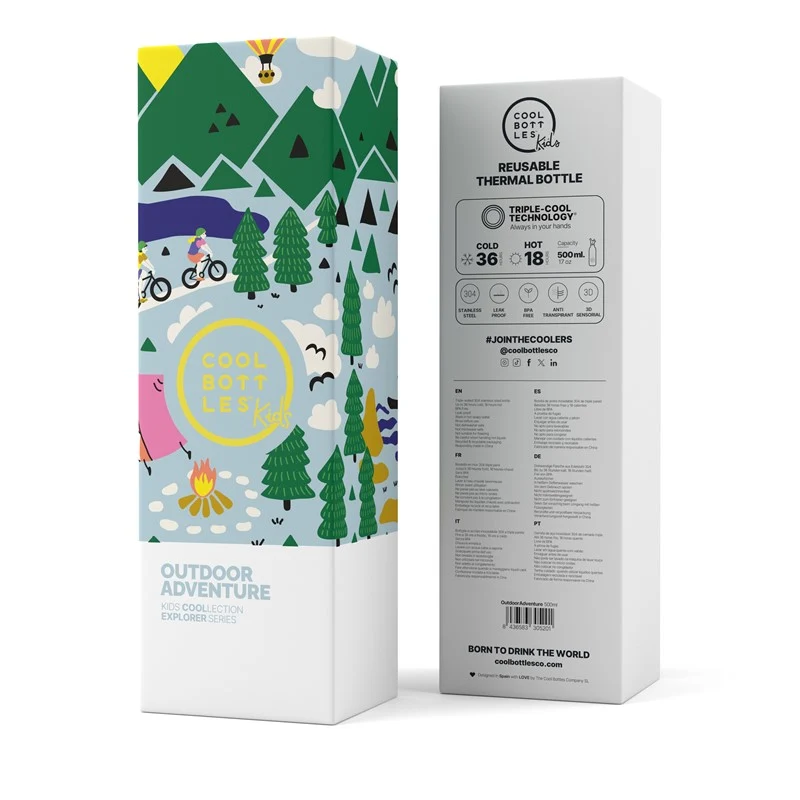 Botella Acero Outdoor Adventure 500ml · Cool Bottles