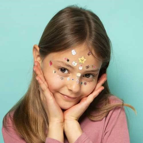 Pegatinas de cara HoHoHo · OMY