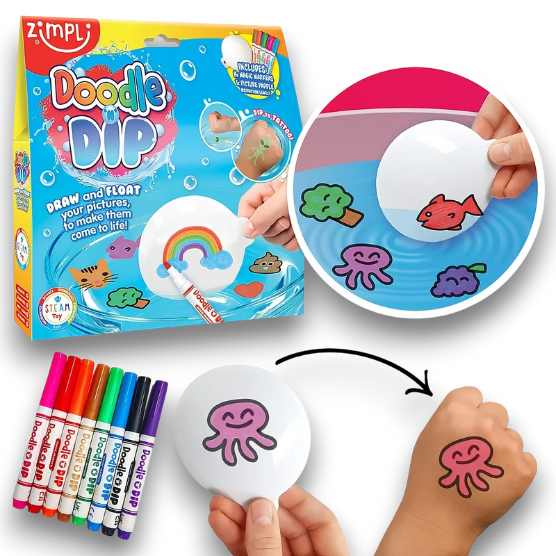 Dibujos mágicos Doodle n'dip · Zimpli