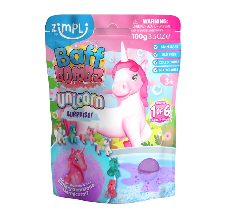 Bomba de baño surprise Unicornio · Zimpli