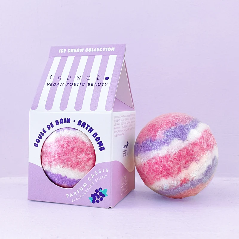 Bomba de baño helado Arándanos · Inuwet