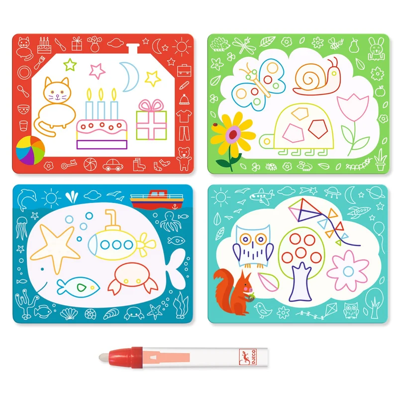 Colorear Mágico con agua Garabatos Mágicos