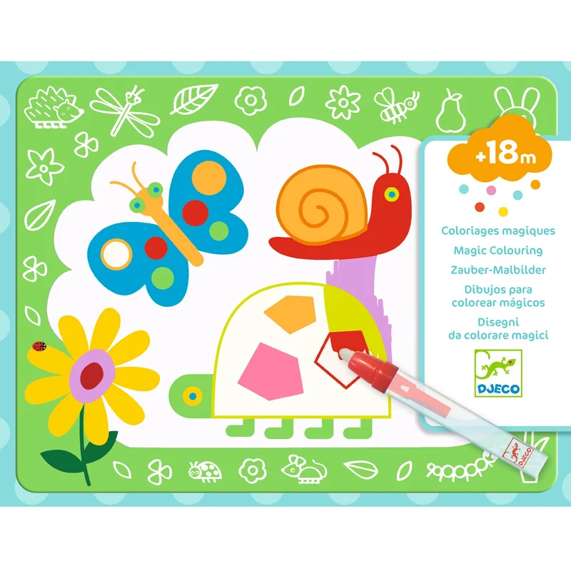 Colorear Mágico con agua Garabatos Mágicos