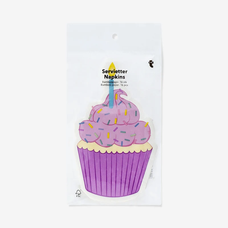 Cupcake napkins - 16 pcs