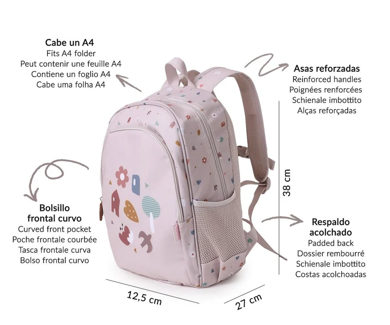 Mochila Mediana Geometric Nature