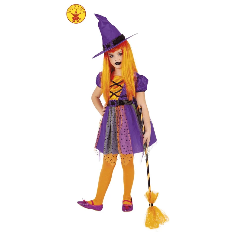 Disfraz Infantil Bruja Superstar Purpy Talla de 5 a 7 Años