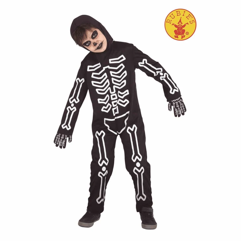 Disfraz Infantil Huesitos Glow In The Dark Talla 3 a 4 años
