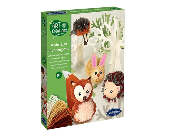 Crear animalitos con pompones · Sentosphere