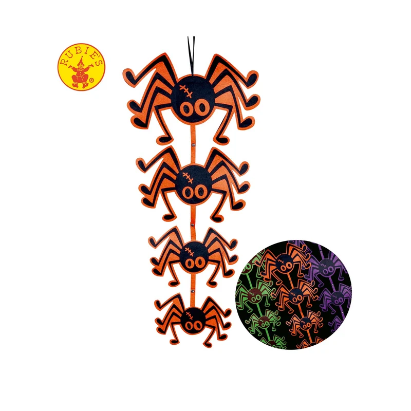 Colgante Araña Fieltro Diferentes Colores