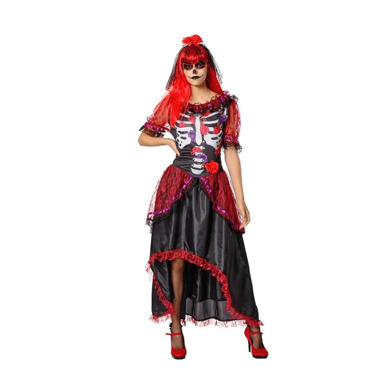 Disfraz de Catrina para Adulto ¡Luce Elegante y Espeluznante en Halloween!