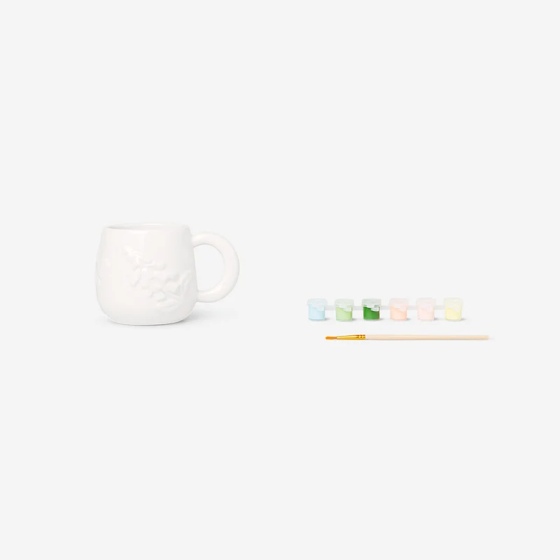 DIY floral mug - 350 ml