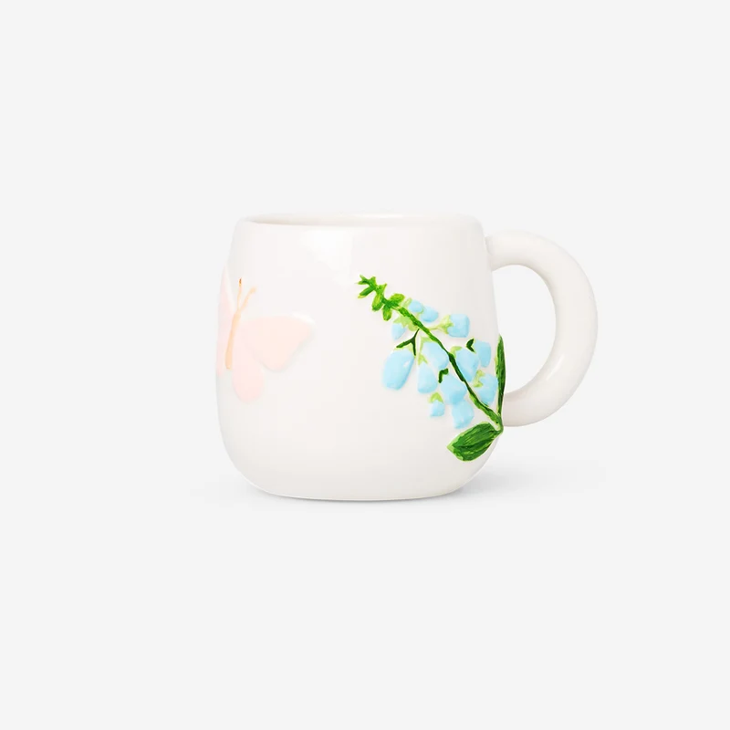 DIY floral mug - 350 ml