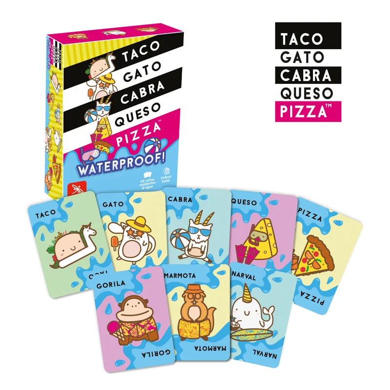 Taco gato cabra queso pizza Waterproof · Ludilo