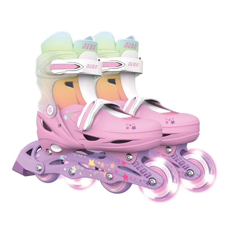 Patines Combo Neon Rainbow · Yvolution