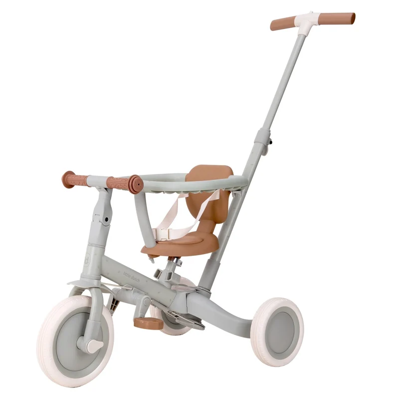 Triciclo con barra Verde · Little Dutch