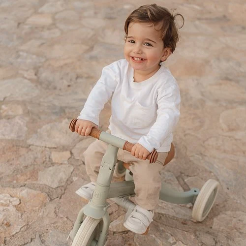 Triciclo con barra Verde · Little Dutch
