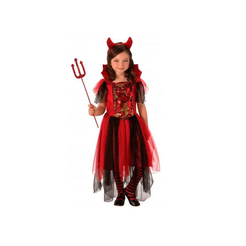 Disfraz Diablesa Mágica Infantil - Talla 5-7 años