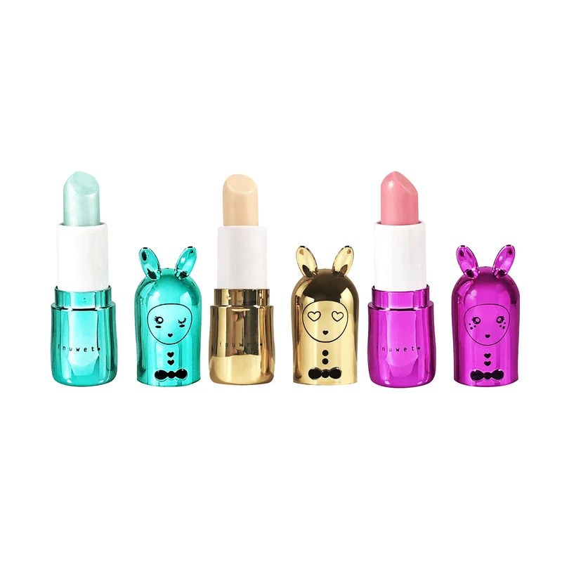 Set tres Bálsamos Labiales Metalizados Rainbow · Inuwet