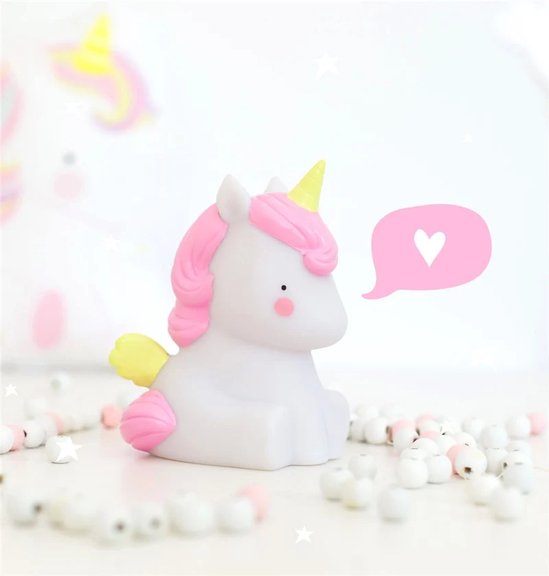 Luz de compañía Unicornio