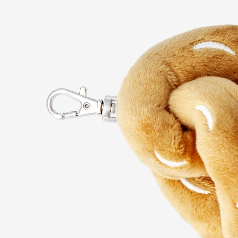 Plush toy key ring - Pretzel