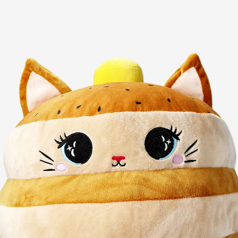 Plush toy - Teddy cat as pancake