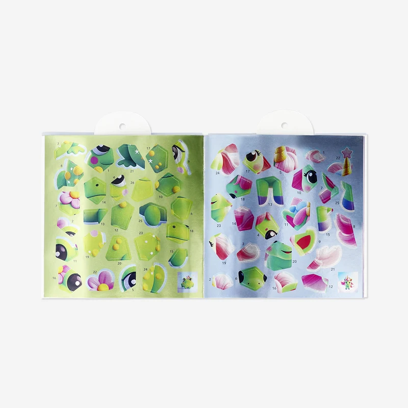 Stickers by numbers book
