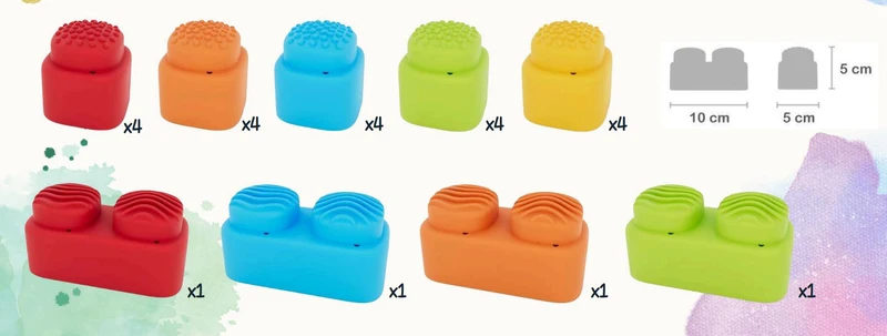 Sensory Blocks 24 piezas