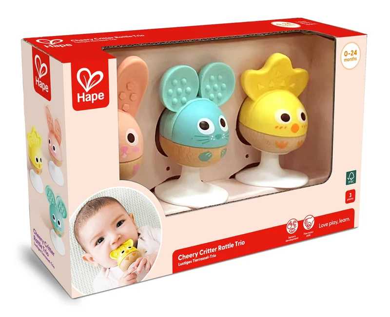 Sonajero mordedor ventosa · Hape