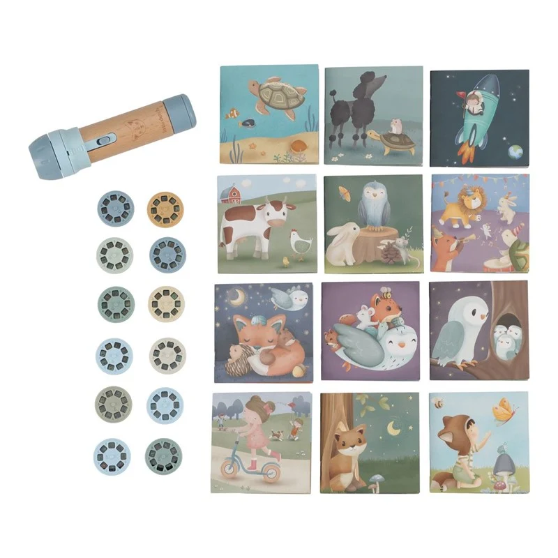 Proyector Linterna Azul · Little Dutch