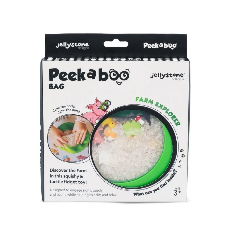 Bolsa Sensorial Peekaboo · Jellystone