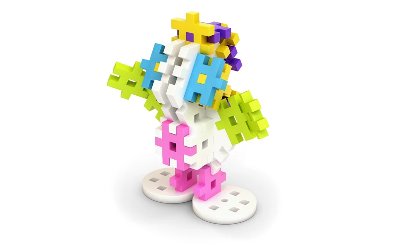 Bloques Meli · Basic Constructor 400 piezas Pastel