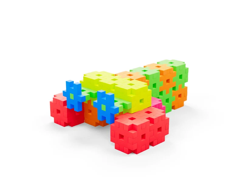 Bloques Meli · Basic Edu 1200 piezas Neon