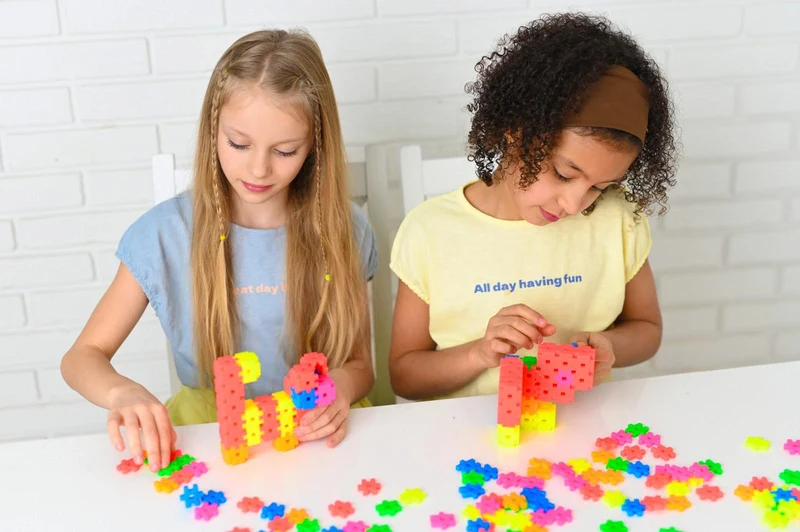 Bloques Meli · Basic Edu 1200 piezas Neon
