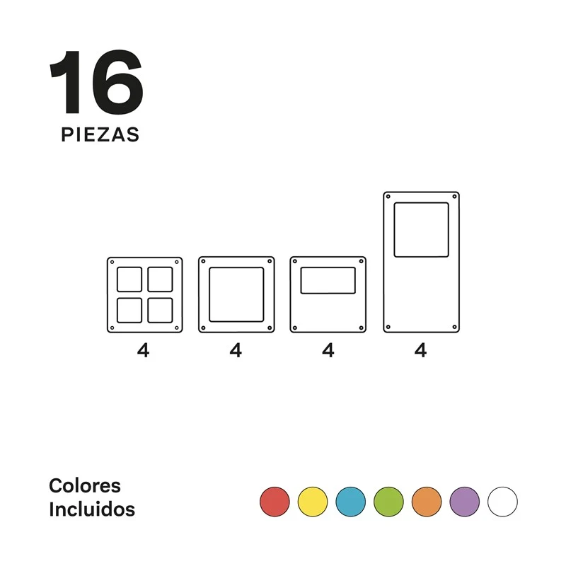 Imanix Set de puertas y ventanas · Braintoys