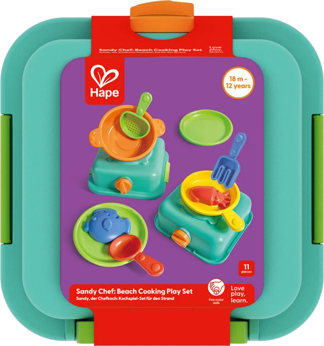 Sandy Chef - Set de cocina para arena · Hape