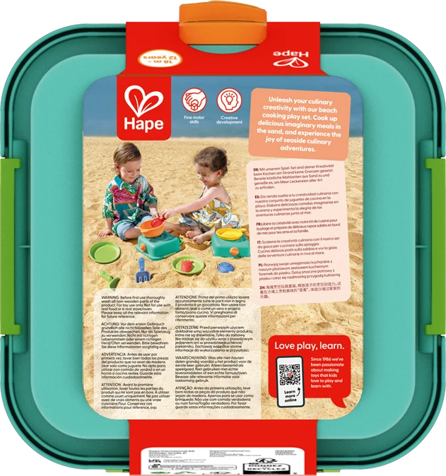 Sandy Chef - Set de cocina para arena · Hape