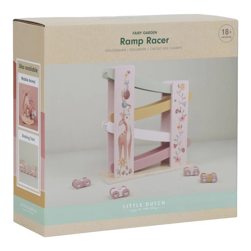 Rampa de carreras FSC Rosa Fairy Garden · Little Dutch