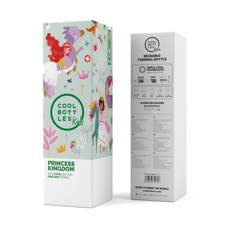 Botella Acero - Princess Kingdom 350ml · Cool Bottles