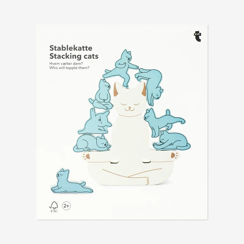 Stacking yoga cats game