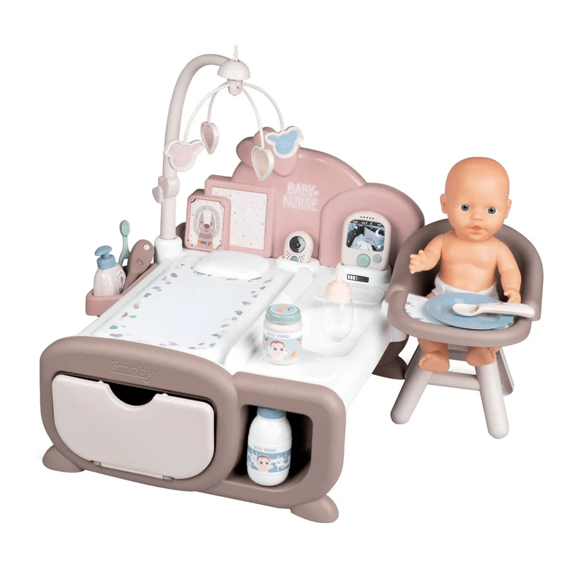 Nursery Electrónica 3 en 1 con Muñeca y Accesorios