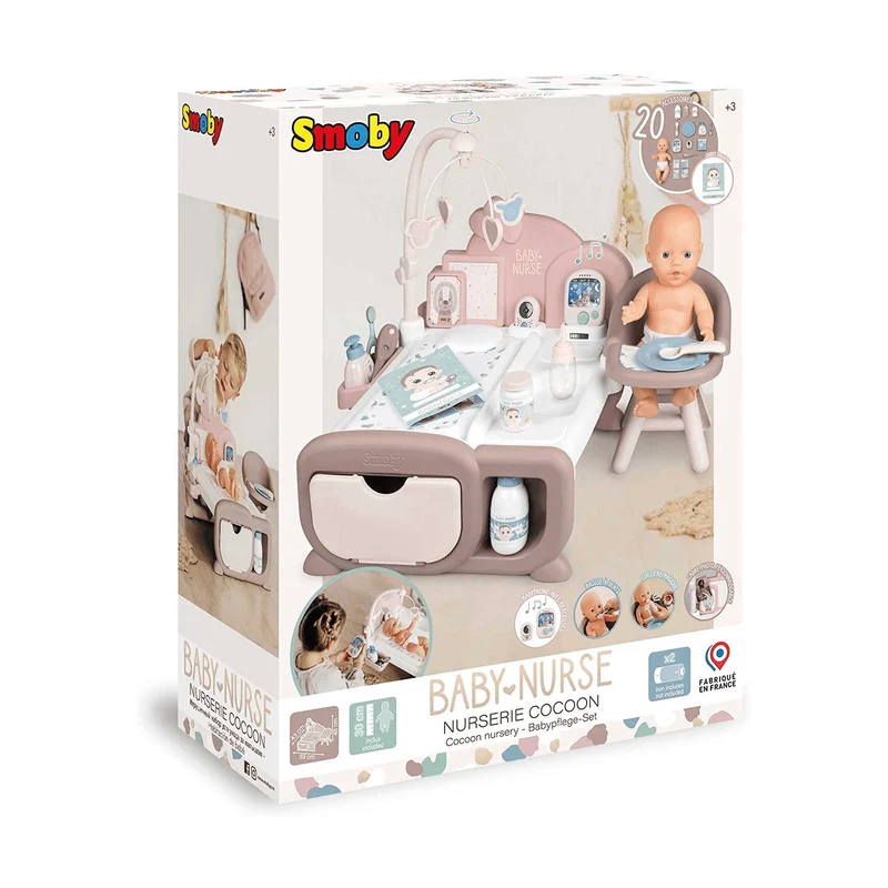 Nursery Electrónica 3 en 1 con Muñeca y Accesorios
