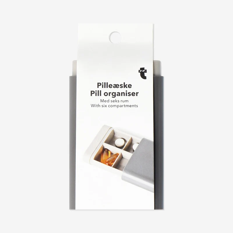 Grey pill organiser