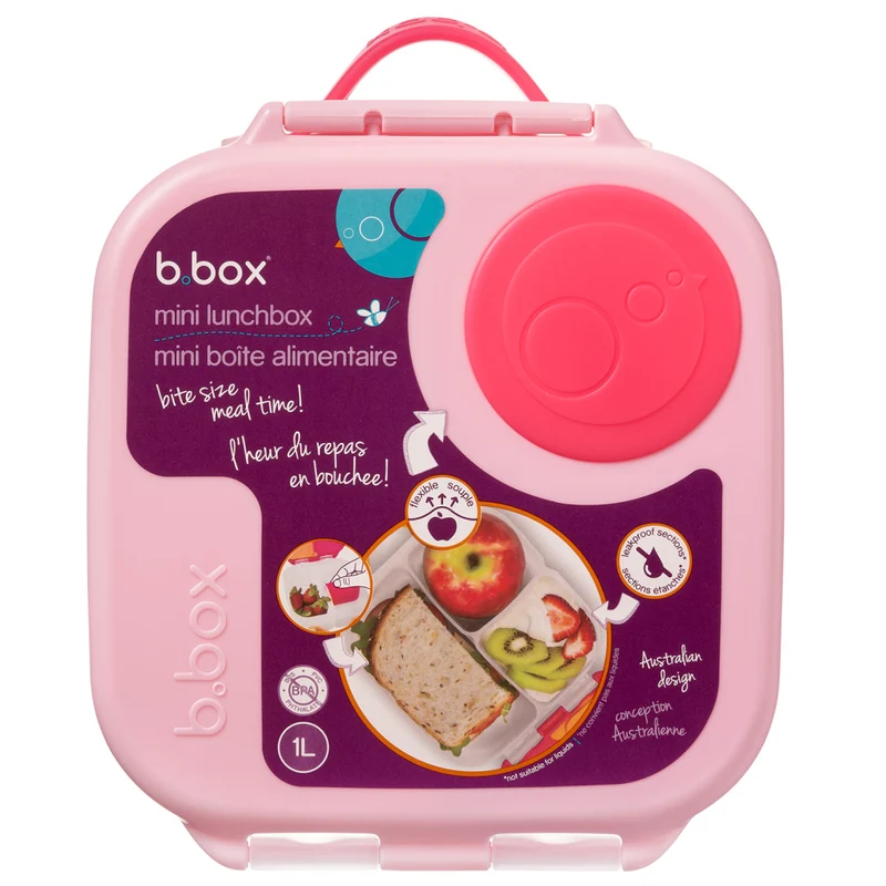 Mini caja almuerzo Flamingo Fizz · b.box