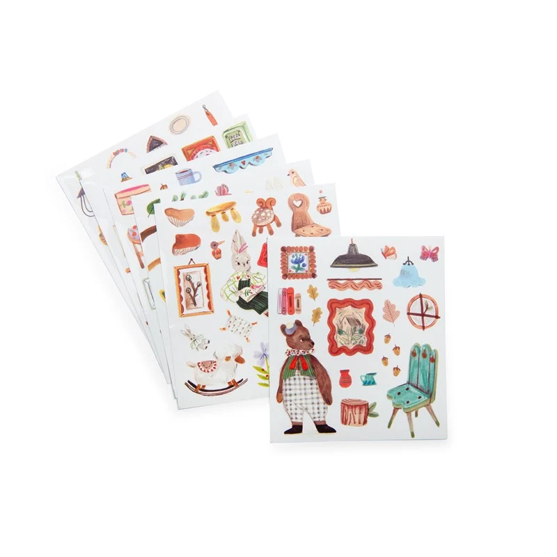 Cuaderno de pegatinas Minouchkas · Moulin Roty