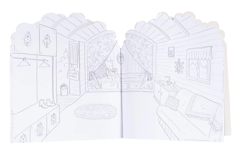 Cuaderno de pegatinas Gran Familia · Moulin Roty