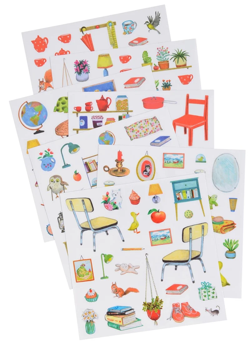 Cuaderno de pegatinas Gran Familia · Moulin Roty