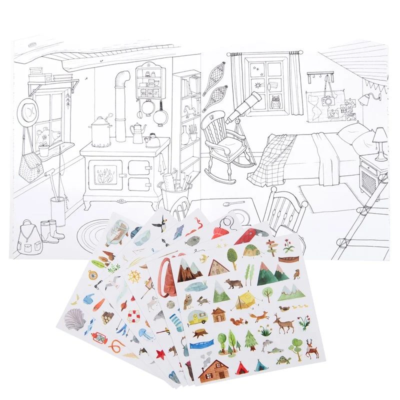 Cuaderno de pegatinas El Explorador · Moulin Roty
