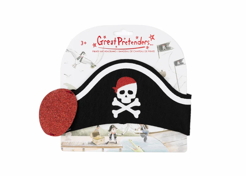Sombrero pirata con parche · Great Pretenders 4-6 años