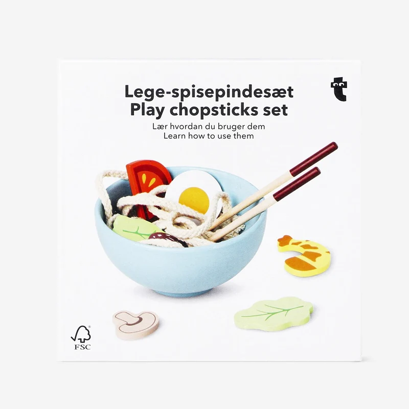Wooden ramen play set
